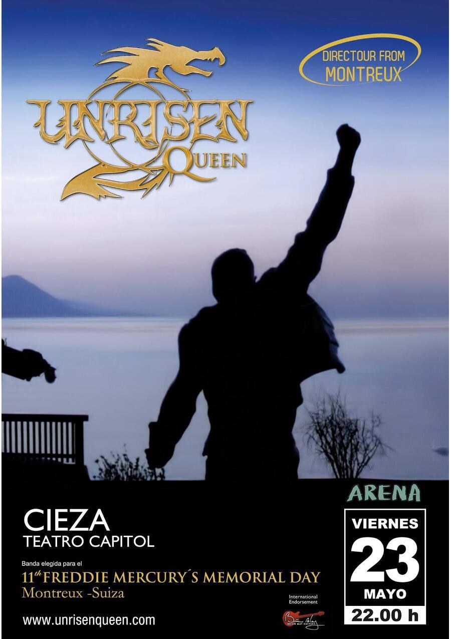 Unrisen Queen Concert Posters - CIEZA 2014