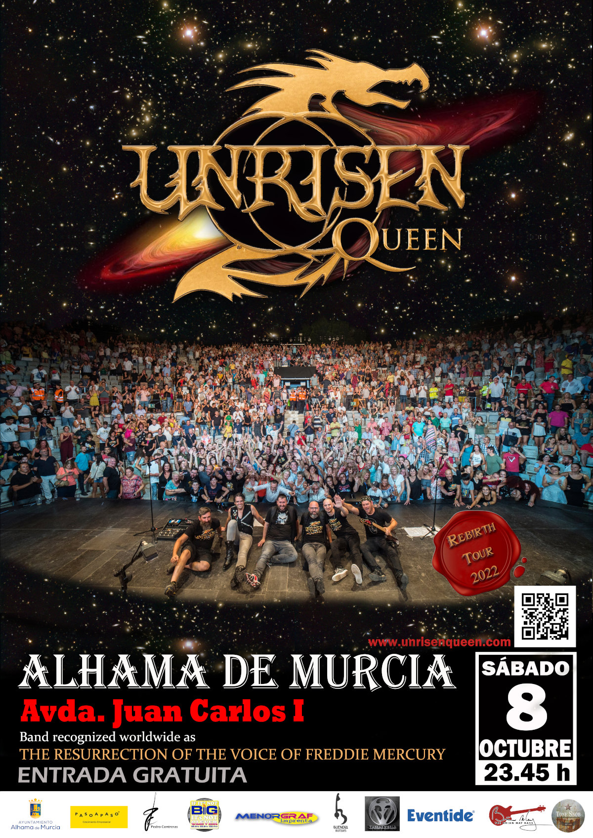 Concierto Unrisen Alhama de Murcia 8 octubre 2022.