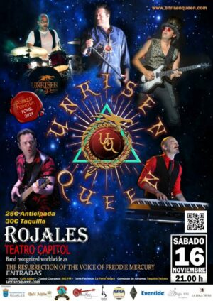 LIVE CONCERT ON NOVEMBER 16TH IN ROJALES - ALICANTE